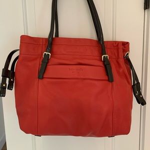 Kate Spade burnt orange tote bag